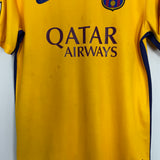 Shop 2015/16 BARCELONA MESSI #10 AWAY SHIRT (M) NIKE, classic football shirts, vintage football shirts & retro soccer jerseys at Cult Kits