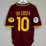 Shop 2000/02 PORTUGAL RUI COSTA #10 HOME SHIRT (M) NIKE, classic football shirts, vintage football shirts & retro soccer jerseys at Cult Kits