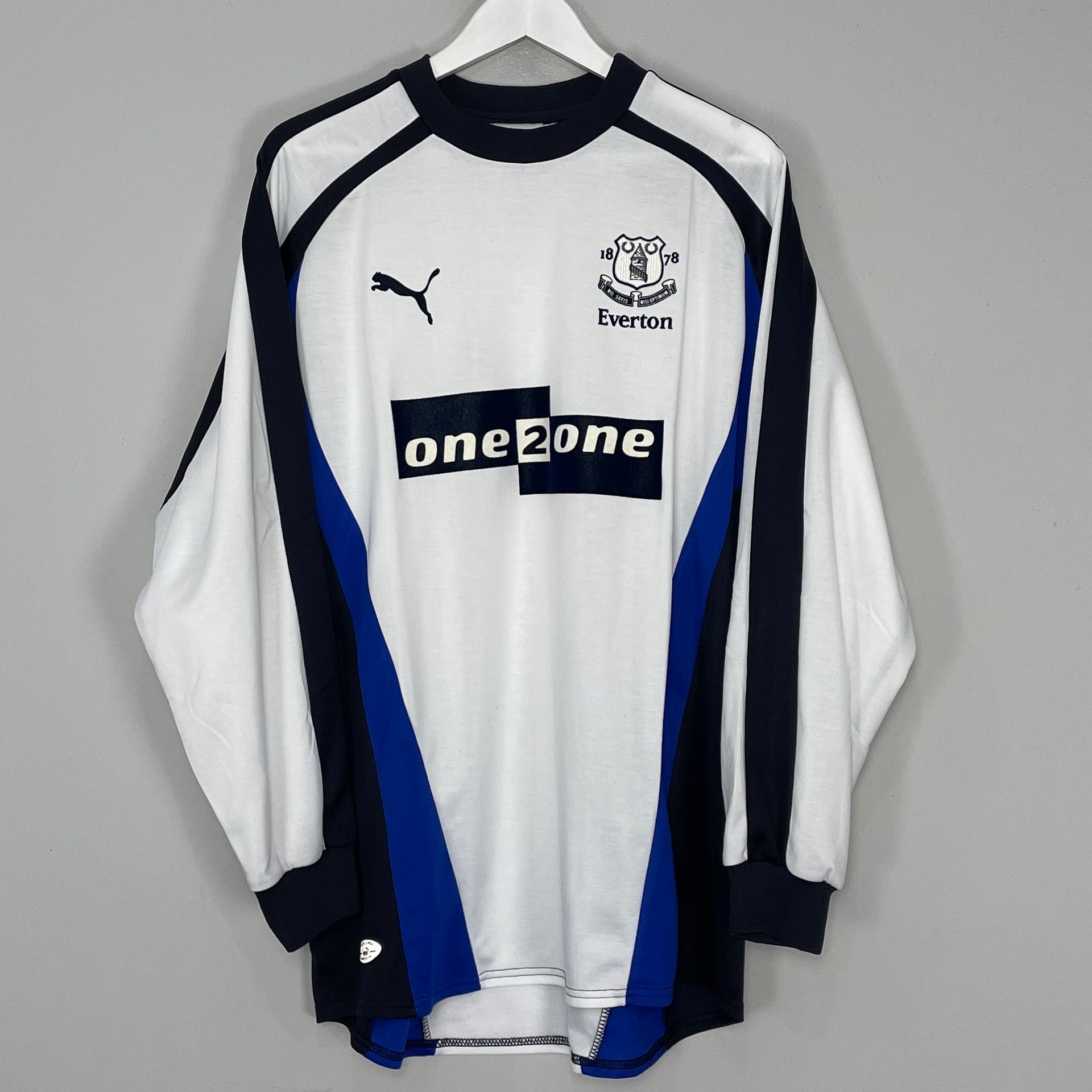 Shop 2000/01 EVERTON GK SHIRT (L) PUMA, classic football shirts, vintage football shirts & retro soccer jerseys at Cult Kits