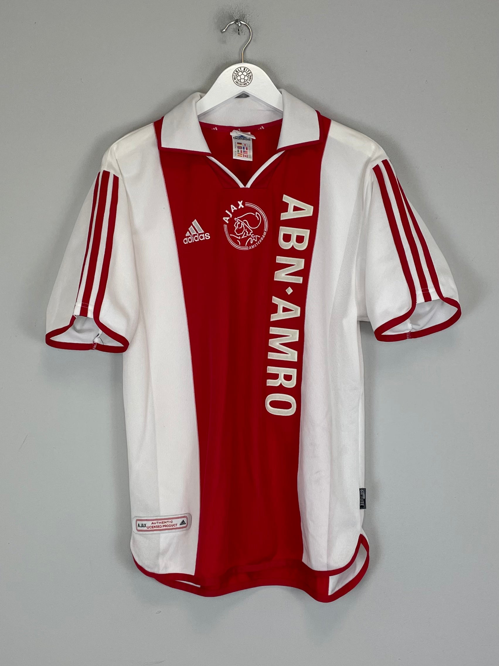 Shop 2000/01 AJAX CHIVU #5 HOME SHIRT (M) ADIDAS, classic football shirts, vintage football shirts & retro soccer jerseys at Cult Kits