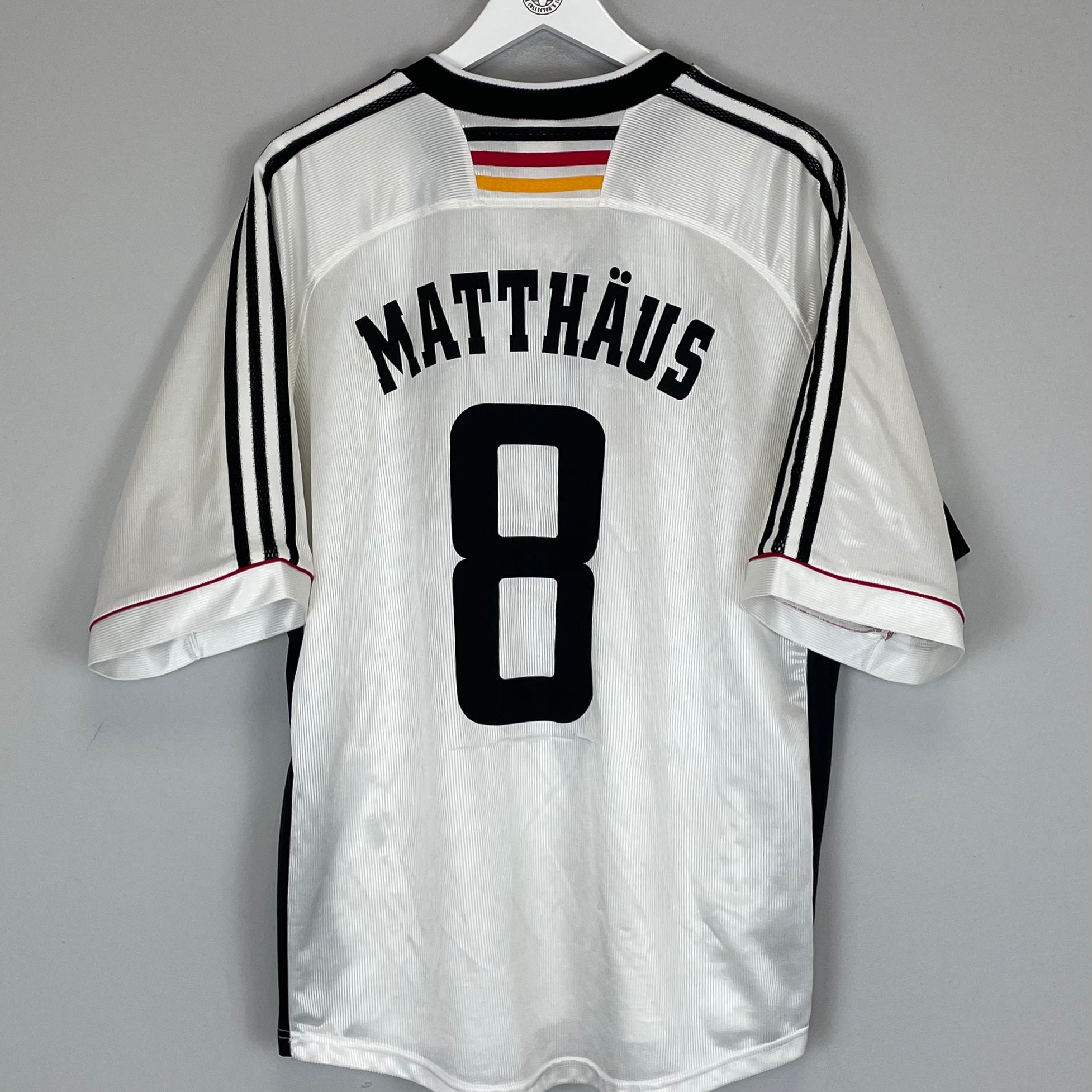 Shop 1998/00 GERMANY MATTHAUS #8 HOME SHIRT (XL) ADIDAS, classic football shirts, vintage football shirts & retro soccer jerseys at Cult Kits