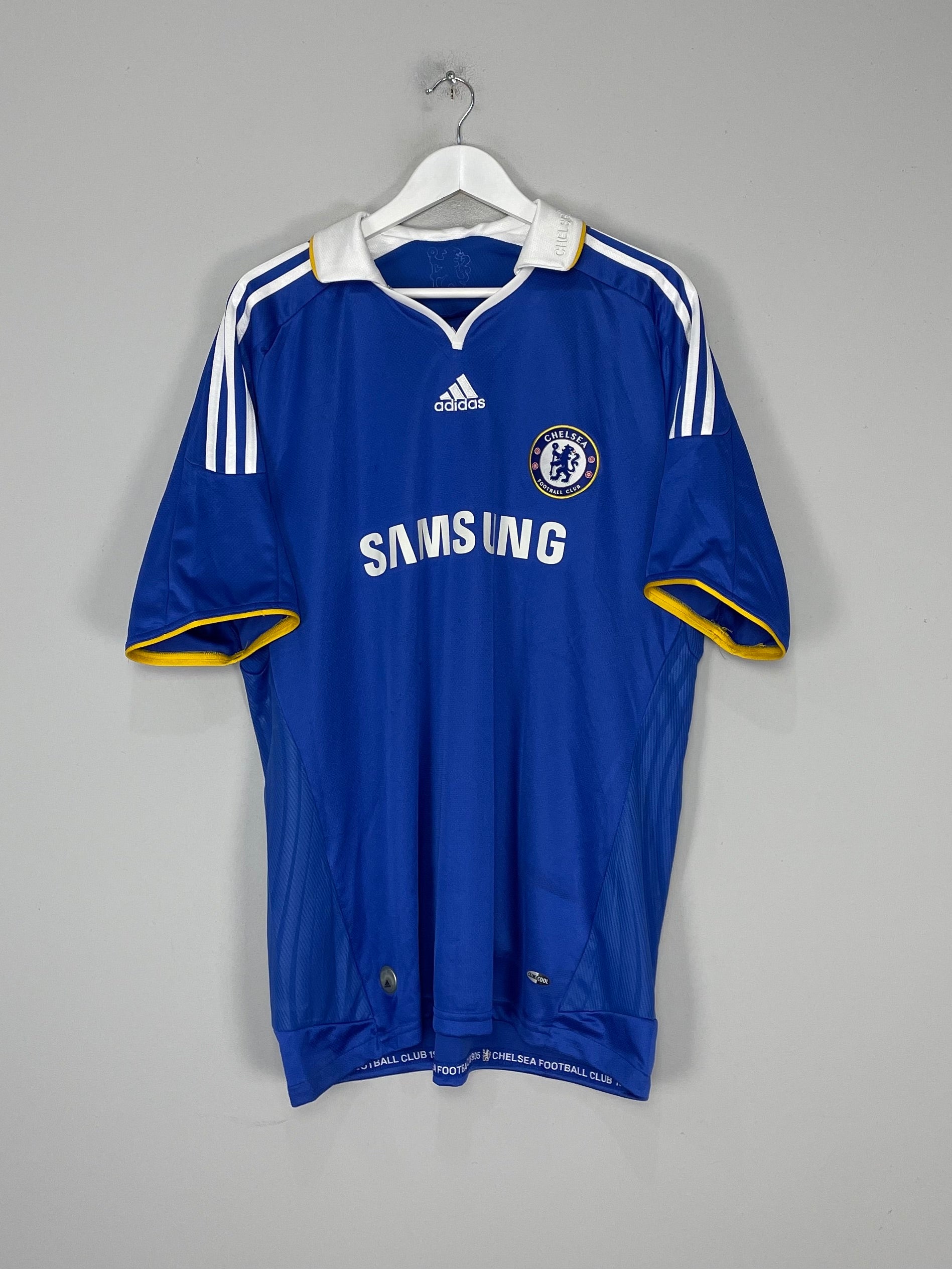 Shop 2008/09 CHELSEA DROGBA #11 HOME SHIRT (XL) ADIDAS, classic football shirts, vintage football shirts & retro soccer jerseys at Cult Kits