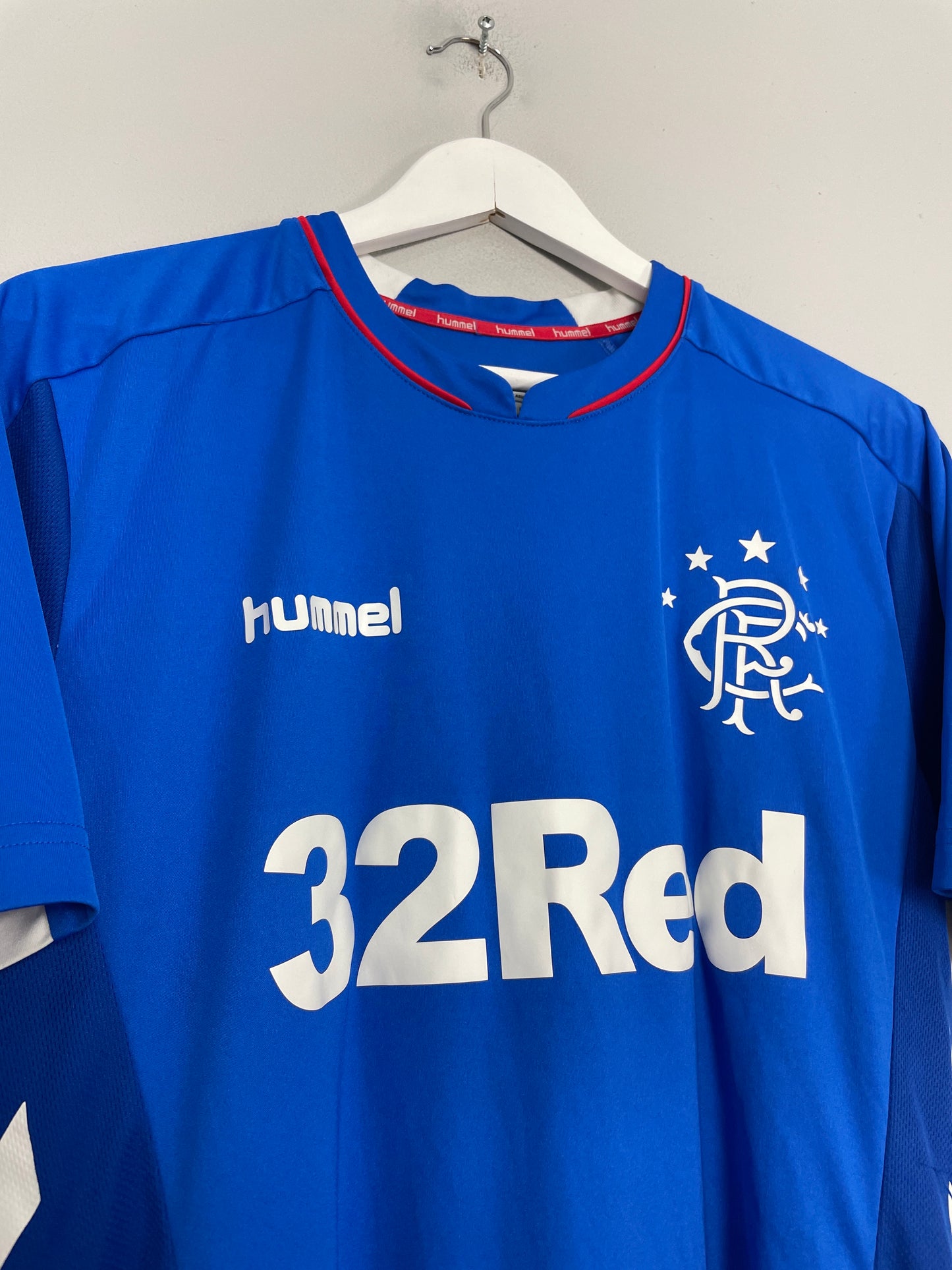 2018/19 RANGERS HOME SHIRT (M) HUMMEL