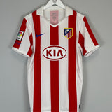 Shop 2010/11 ATLETICO MADRID SIMAO #20 HOME SHIRT (S) NIKE, classic football shirts, vintage football shirts & retro soccer jerseys at Cult Kits