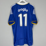 Shop 2008/09 CHELSEA DROGBA #11 HOME SHIRT (XL) ADIDAS, classic football shirts, vintage football shirts & retro soccer jerseys at Cult Kits