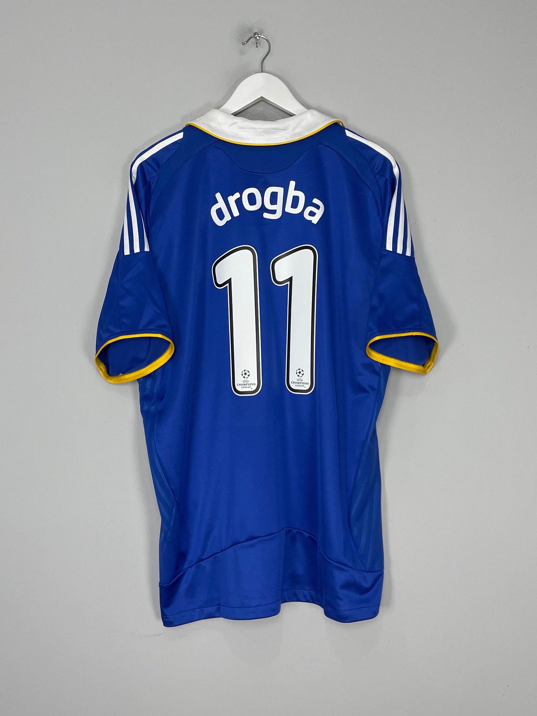 Shop 2008/09 CHELSEA DROGBA #11 HOME SHIRT (XL) ADIDAS, classic football shirts, vintage football shirts & retro soccer jerseys at Cult Kits