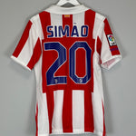 Shop 2010/11 ATLETICO MADRID SIMAO #20 HOME SHIRT (S) NIKE, classic football shirts, vintage football shirts & retro soccer jerseys at Cult Kits