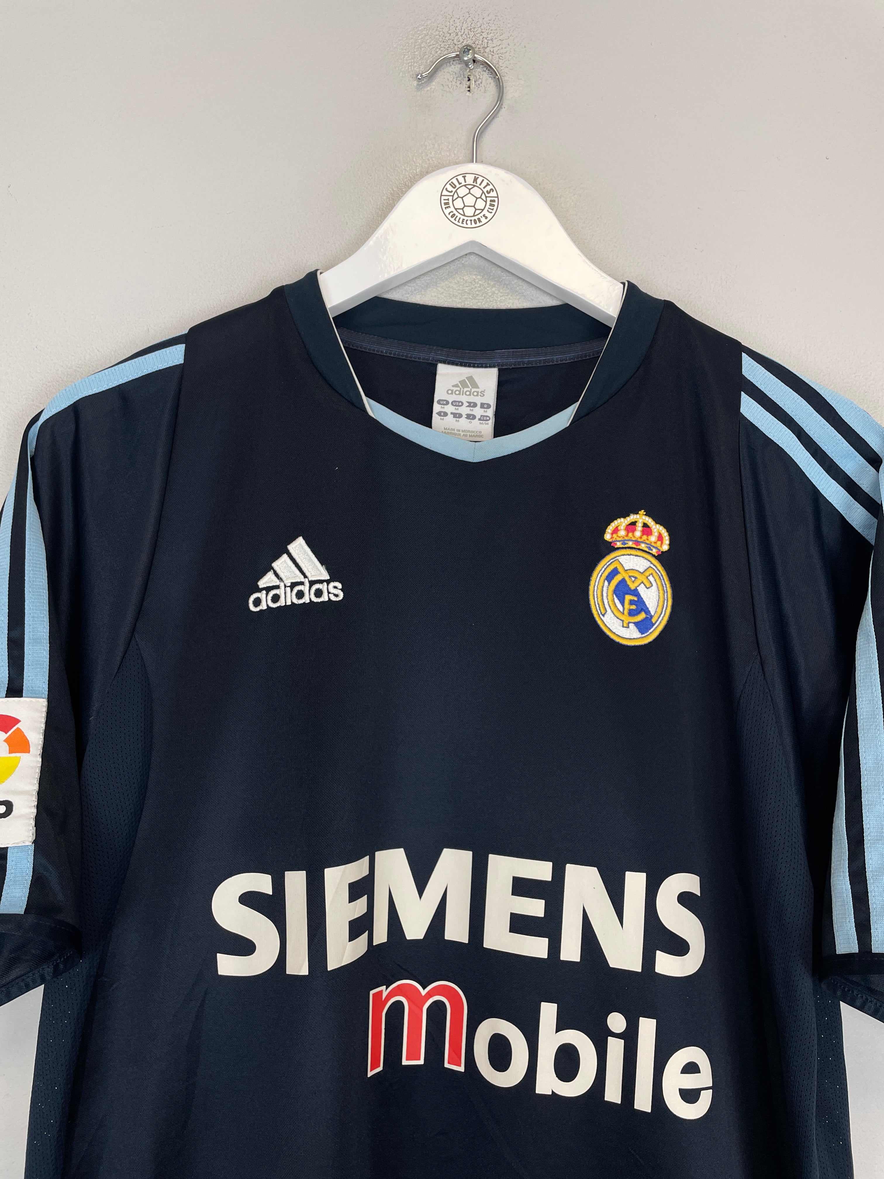 Buy 2003/04 REAL MADRID ZIDANE 5 AWAY SHIRT (M) ADIDAS ~ Free worldwide shipping ~ Authentic Vintage Football Shirts from Cult Kits