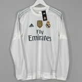 Shop 2015/16 REAL MADRID RONALDO #7 *BNWT* L/S HOME SHIRT (L) ADIDAS, classic football shirts, vintage football shirts & retro soccer jerseys at Cult Kits