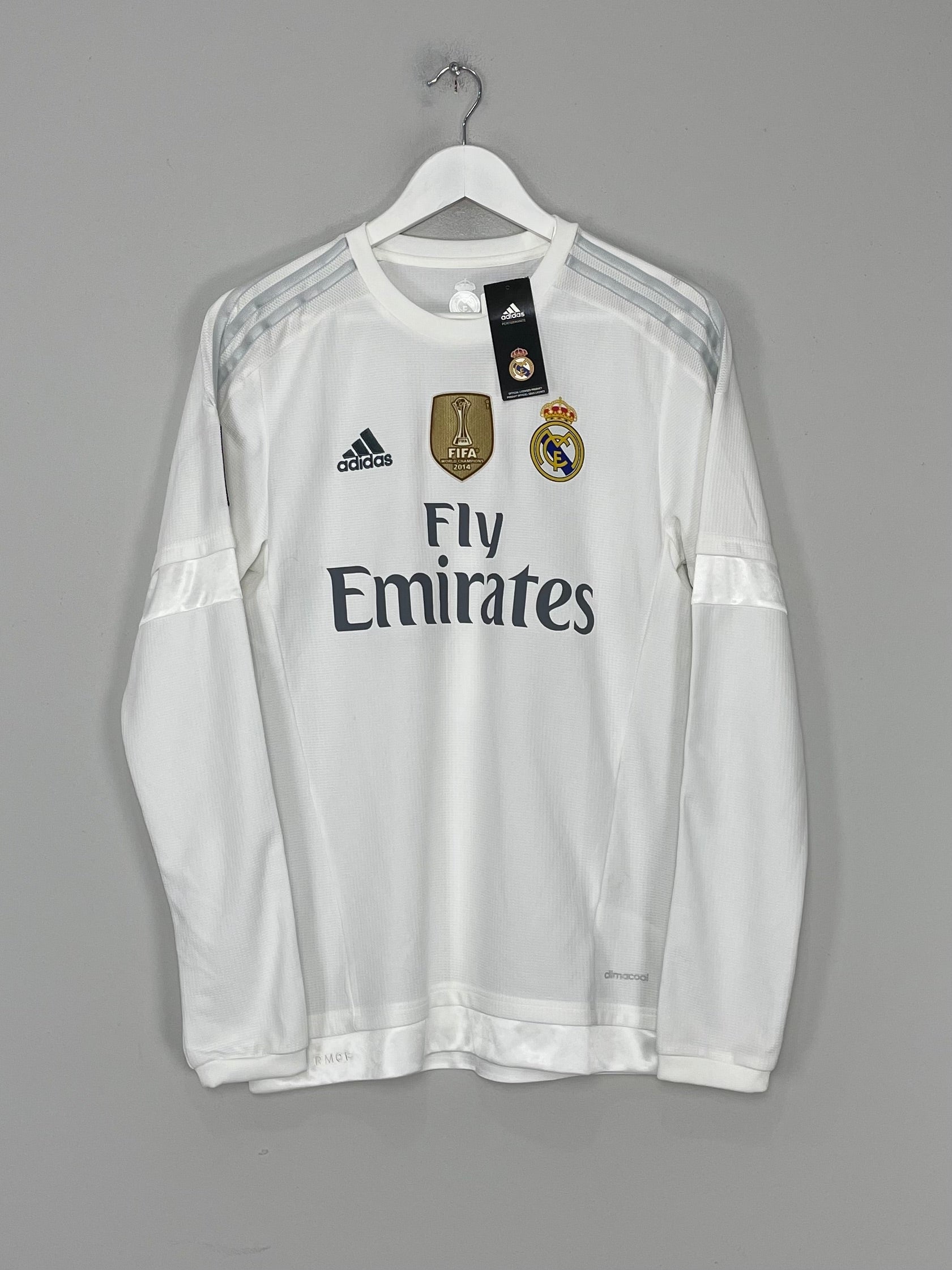 Shop 2015/16 REAL MADRID RONALDO #7 *BNWT* L/S HOME SHIRT (L) ADIDAS, classic football shirts, vintage football shirts & retro soccer jerseys at Cult Kits