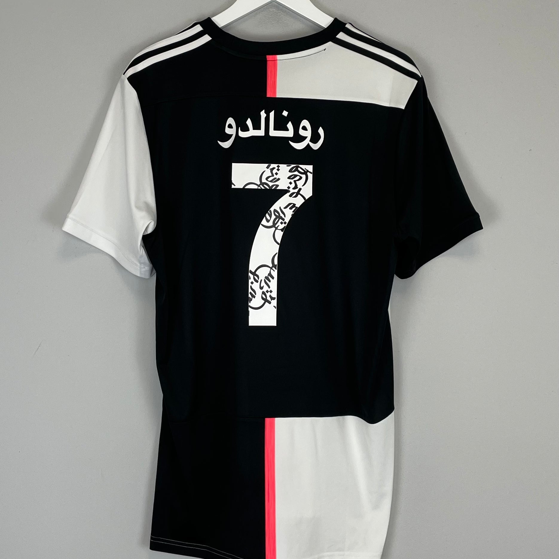Shop 2019/20 JUVENTUS RONALDO #7 'ARABIC' HOME SHIRT (XL) ADIDAS, classic football shirts, vintage football shirts & retro soccer jerseys at Cult Kits