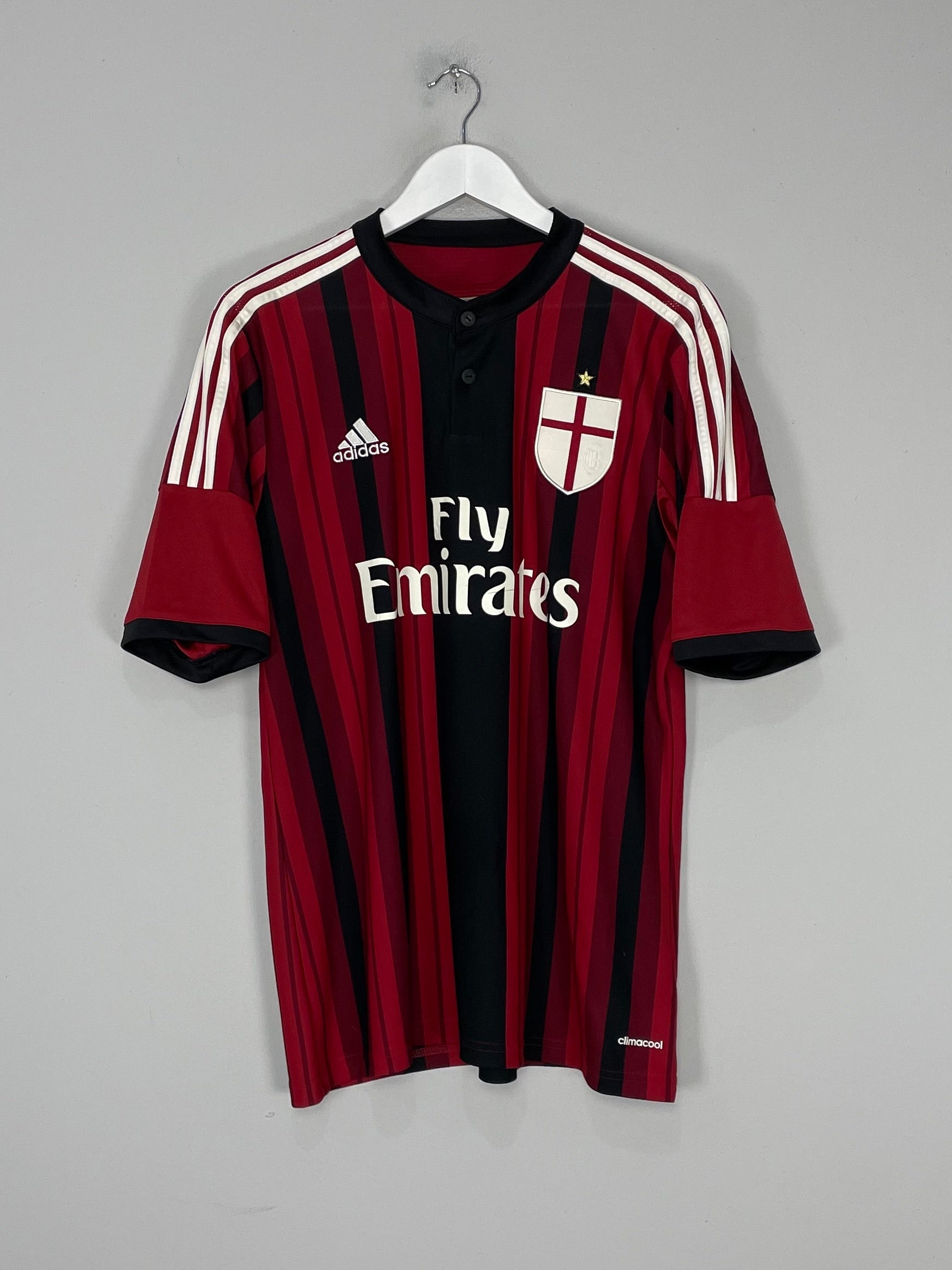 Shop 2014/15 AC MILAN KAKA #22 HOME SHIRT (L) ADIDAS, classic football shirts, vintage football shirts & retro soccer jerseys at Cult Kits