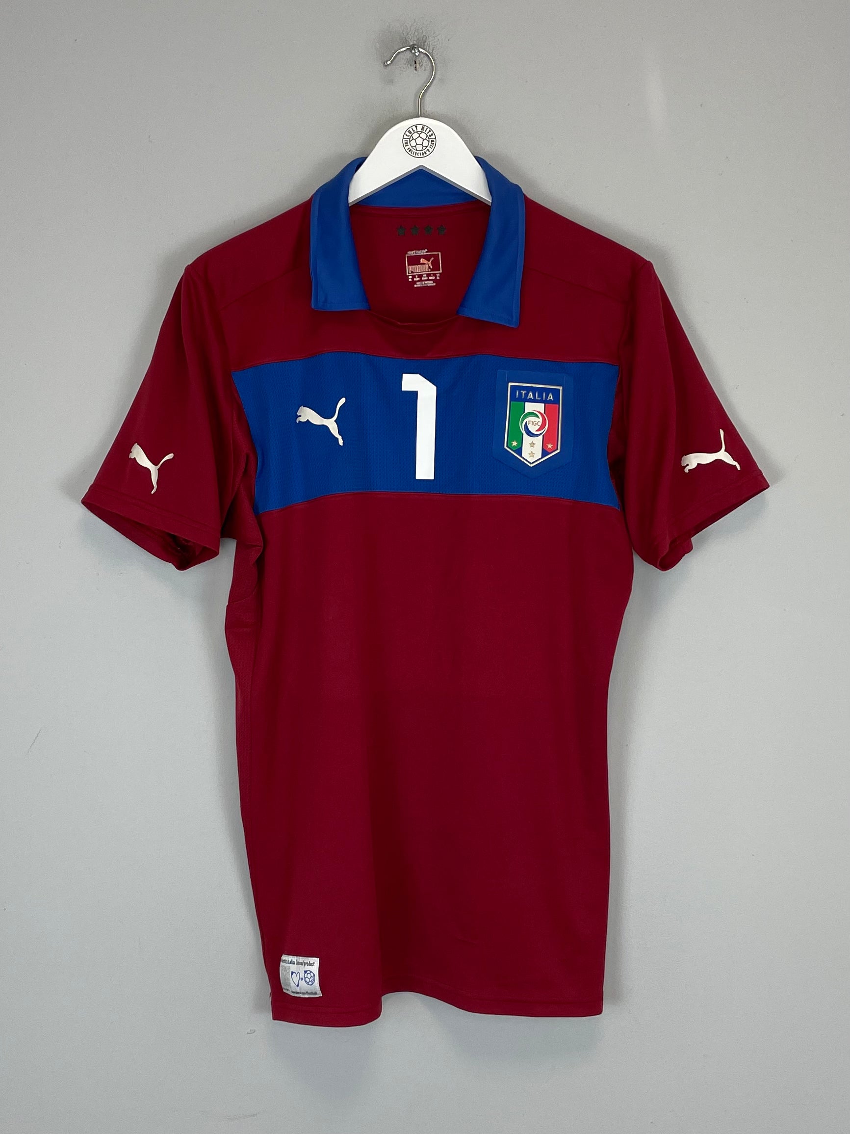 Shop 2012/13 ITALY BUFFON #1 GK SHIRT (XL) PUMA, classic football shirts, vintage football shirts & retro soccer jerseys at Cult Kits