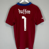Shop 2012/13 ITALY BUFFON #1 GK SHIRT (XL) PUMA, classic football shirts, vintage football shirts & retro soccer jerseys at Cult Kits