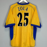 2000/01 CHELSEA ZOLA #25 *MINT* AWAY SHIRT (XXL) UMBRO