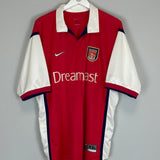 1999/00 ARSENAL BERGKAMP #10 HOME SHIRT (XXL) NIKE