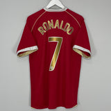 Shop 2006/07 MANCHESTER UNITED RONALDO #7 HOME SHIRT (L) NIKE, classic football shirts, vintage football shirts & retro soccer jerseys at Cult Kits