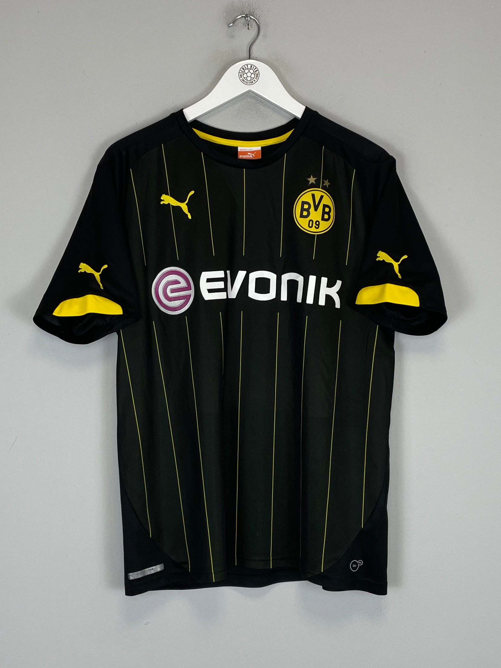 Shop 2014/15 DORTMUND REUS #11 AWAY SHIRT (L) PUMA, classic football shirts, vintage football shirts & retro soccer jerseys at Cult Kits