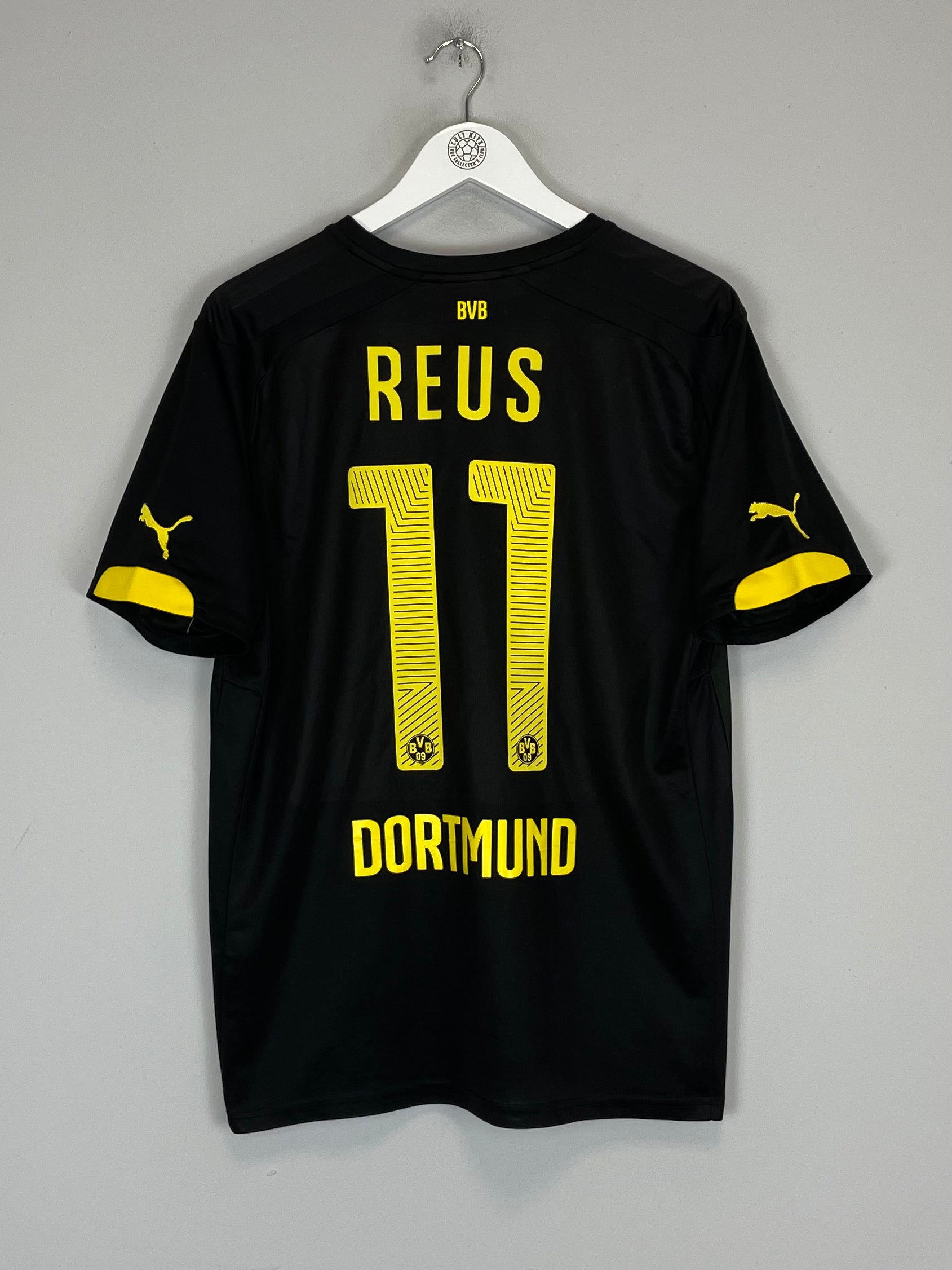 Shop 2014/15 DORTMUND REUS #11 AWAY SHIRT (L) PUMA, classic football shirts, vintage football shirts & retro soccer jerseys at Cult Kits
