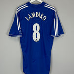 Shop 2006/08 CHELSEA LAMPARD #8 HOME SHIRT (L) ADIDAS, classic football shirts, vintage football shirts & retro soccer jerseys at Cult Kits