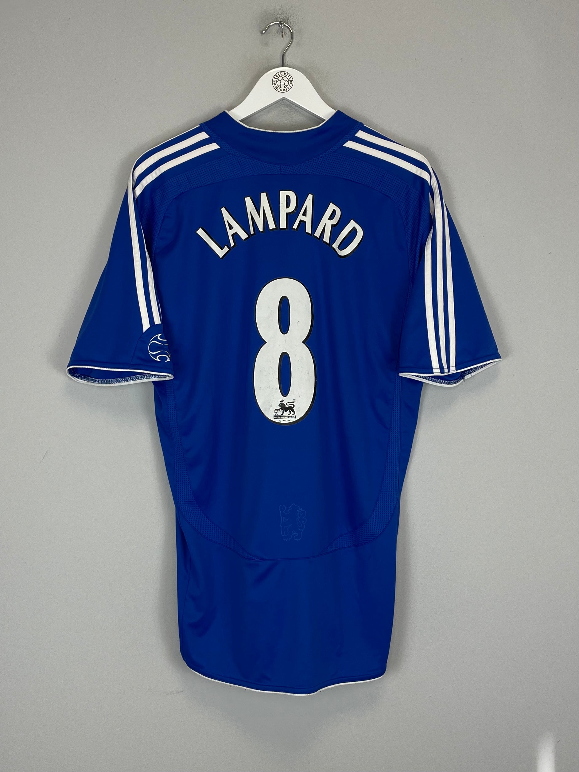 Shop 2006/08 CHELSEA LAMPARD #8 HOME SHIRT (L) ADIDAS, classic football shirts, vintage football shirts & retro soccer jerseys at Cult Kits