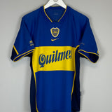 2001/02 BOCA JUNIORS INTERCONTINENTAL CUP HOME SHIRT (S) NIKE