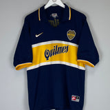 1997/98 BOCA JUNIORS #10 (MARADONA) HOME SHIRT (M) NIKE