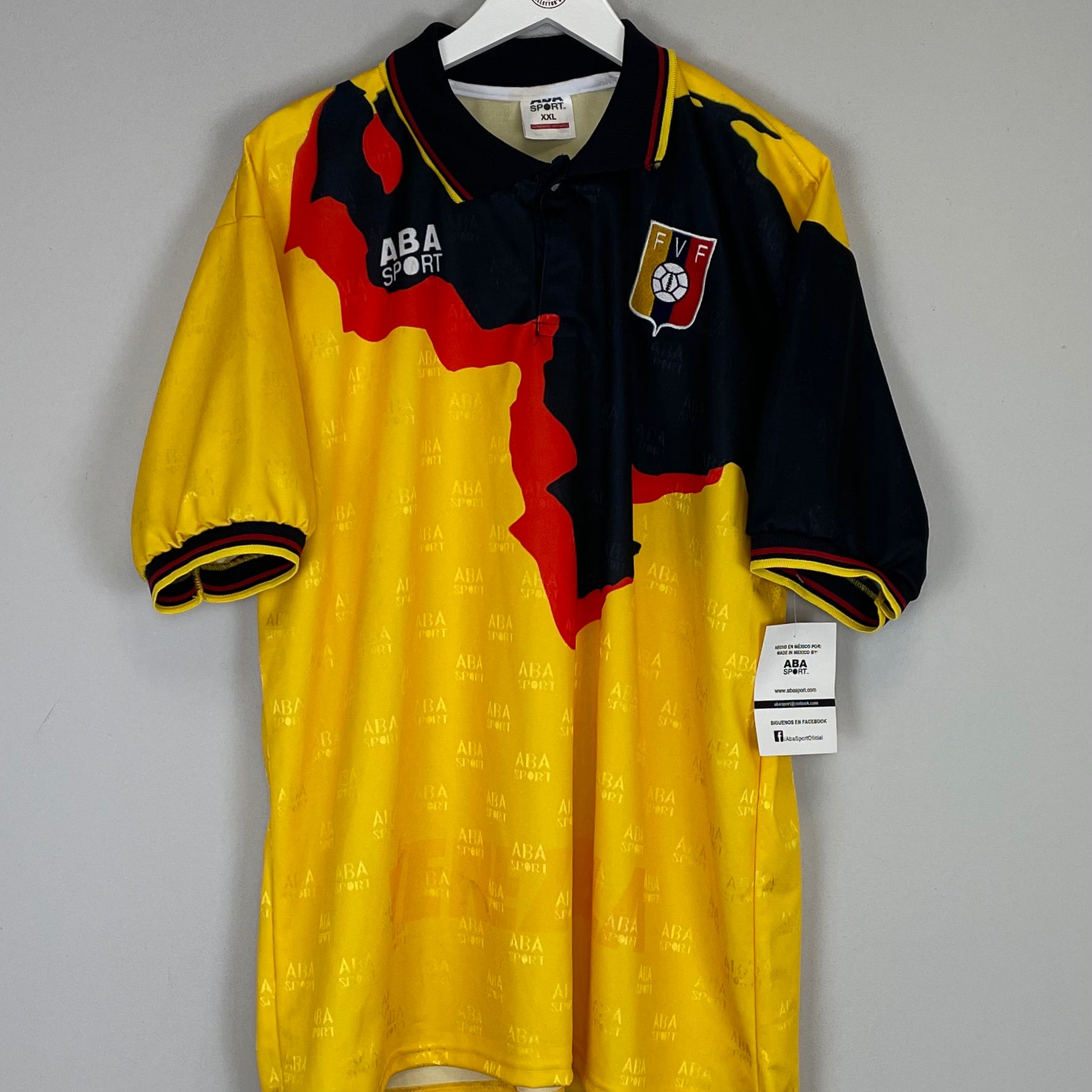 Shop 1998 VENEZUELA *REISSUE* BNWT AWAY SHIRT (XXL) ABA SPORT, classic football shirts, vintage football shirts & retro soccer jerseys at Cult Kits