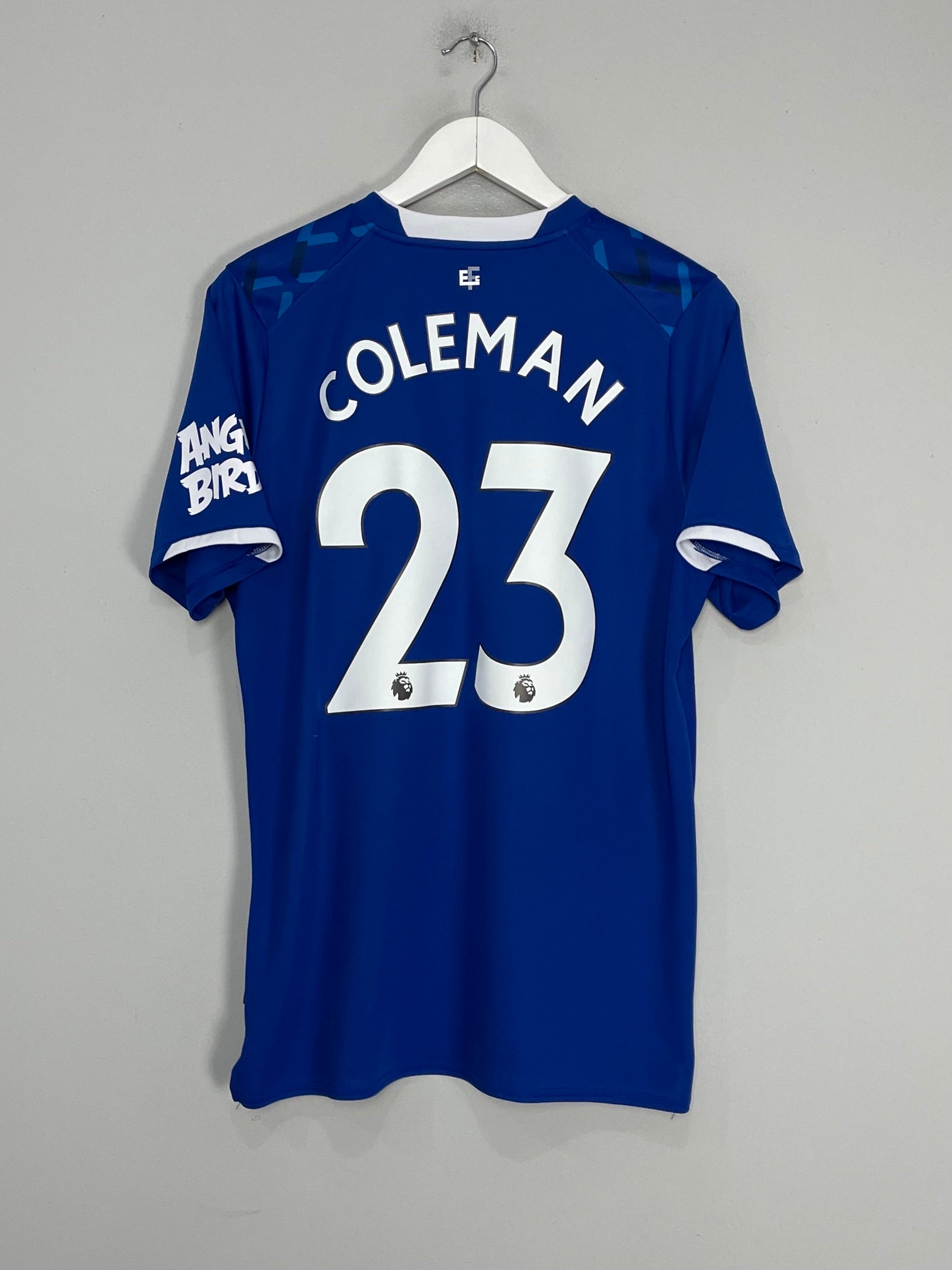 Shop 2019/20 EVERTON COLEMAN #23 HOME SHIRT (L) UMBRO, classic football shirts, vintage football shirts & retro soccer jerseys at Cult Kits