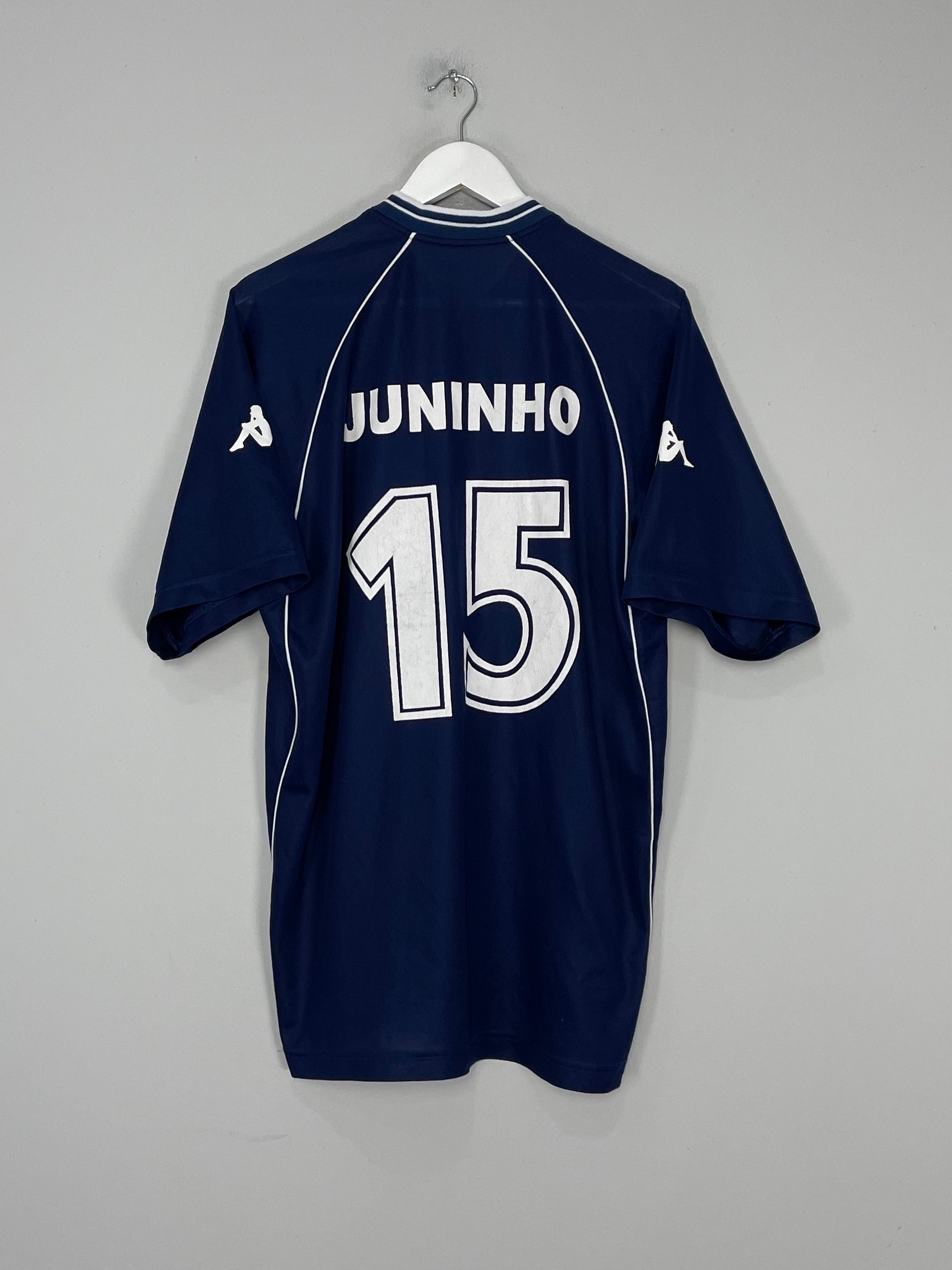 Shop 2000/01 UNIDOS JUNINHO #15 HOME SHIRT (XL) KAPPA, classic football shirts, vintage football shirts & retro soccer jerseys at Cult Kits