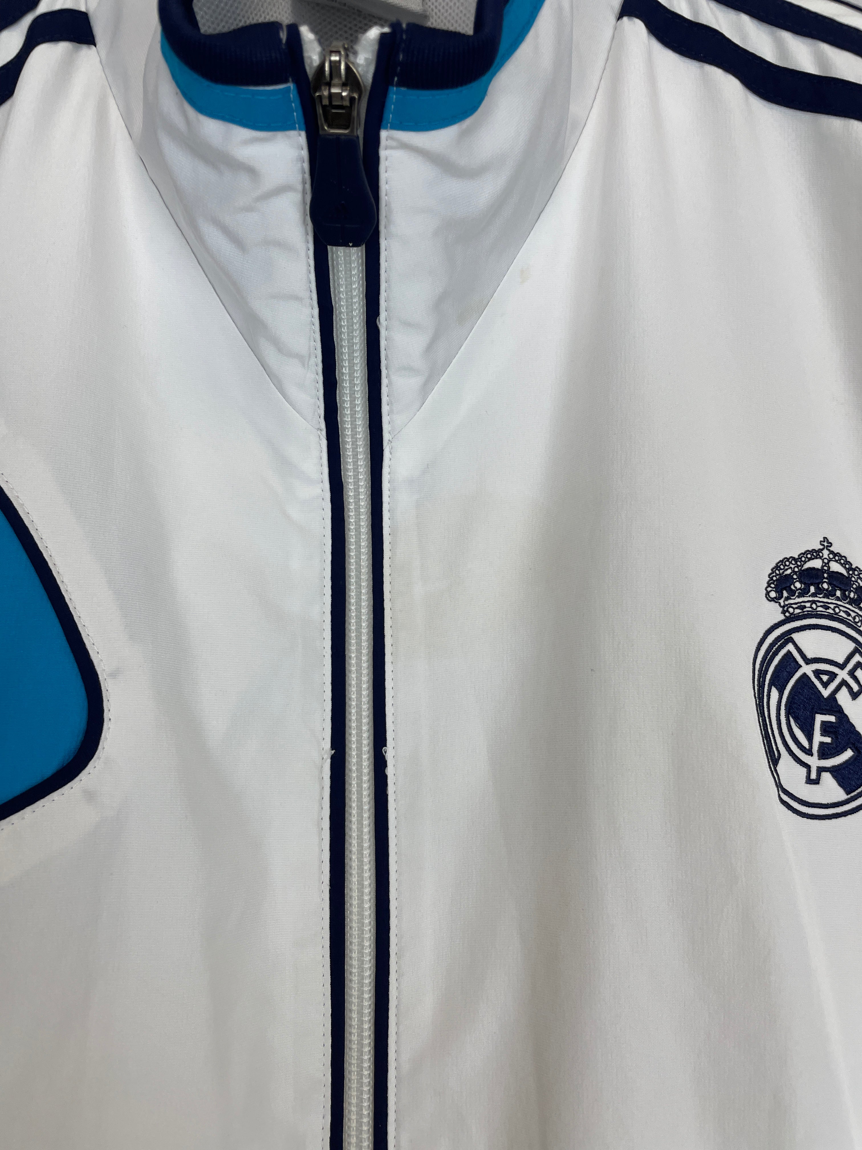 Shop 2012/13 REAL MADRID TRACK JACKET (L) ADIDAS, classic football shirts, vintage football shirts & retro soccer jerseys at Cult Kits