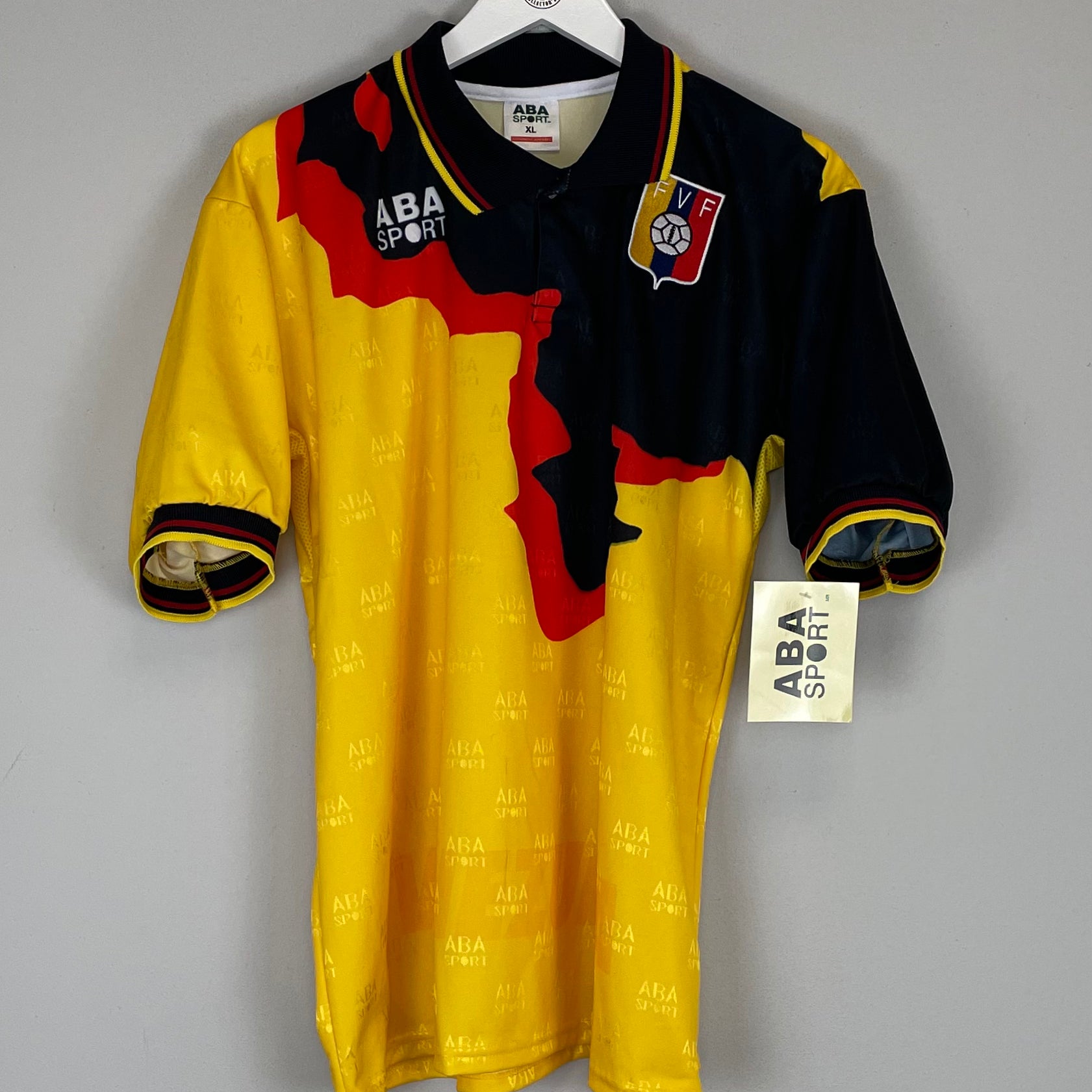 Shop 1998 VENEZUELA *REISSUE* BNWT AWAY SHIRT (XL) ABA SPORT, classic football shirts, vintage football shirts & retro soccer jerseys at Cult Kits