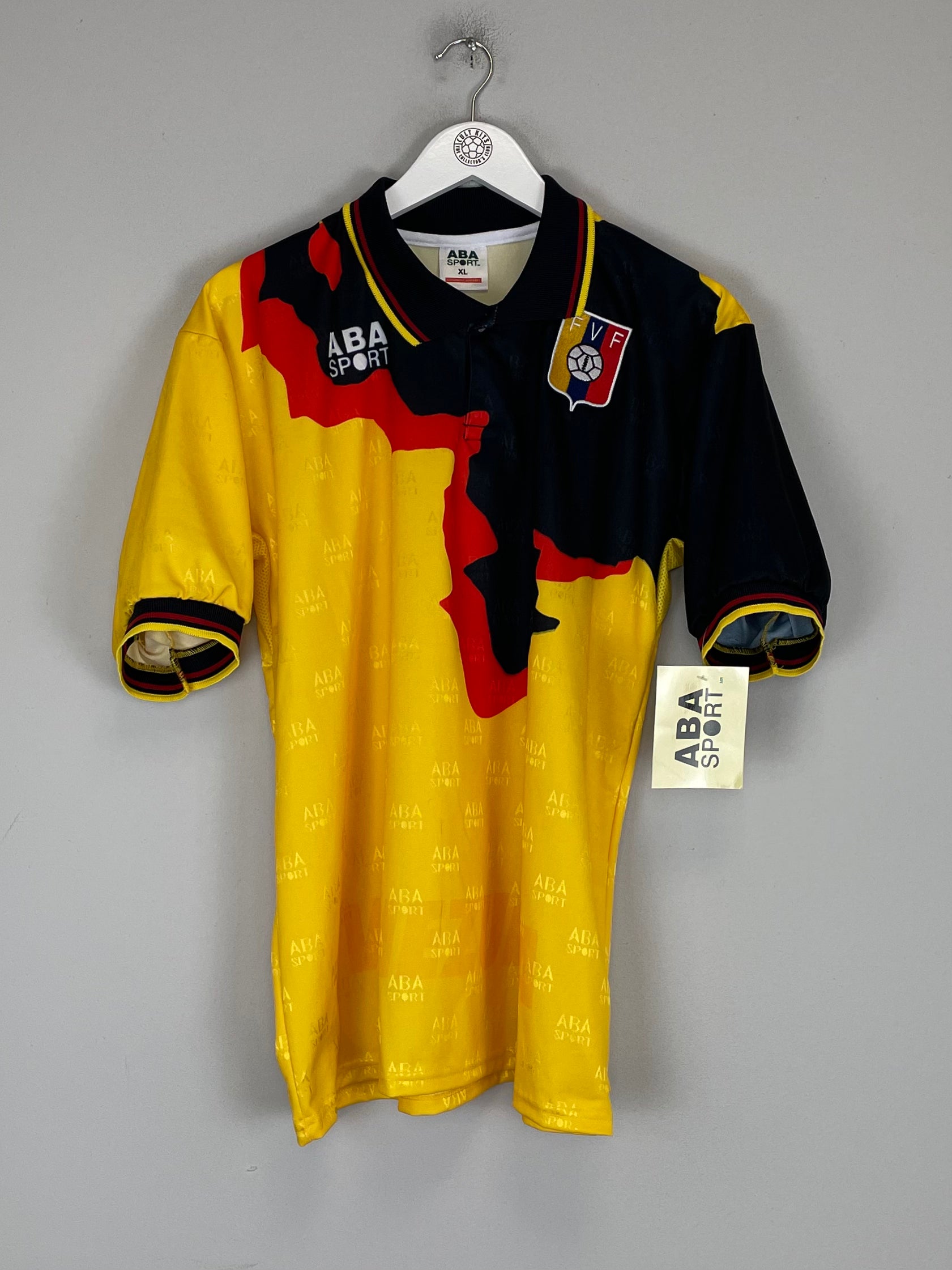 Shop 1998 VENEZUELA *REISSUE* BNWT AWAY SHIRT (XL) ABA SPORT, classic football shirts, vintage football shirts & retro soccer jerseys at Cult Kits