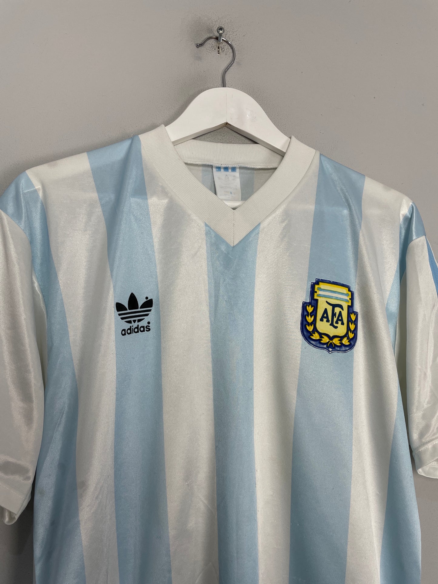 1990/91 ARGENTINA HOME SHIRT (M) ADIDAS