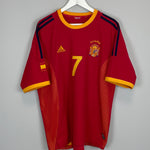 Shop 2002/04 SPAIN RAUL #7 HOME SHIRT (L) ADIDAS, classic football shirts, vintage football shirts & retro soccer jerseys at Cult Kits