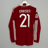 Shop 2010/11 DENMARK ERIKSEN #21 *MATCH ISSUE* HOME SHIRT (L) ADIDAS, classic football shirts, vintage football shirts & retro soccer jerseys at Cult Kits