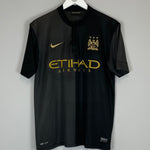 Shop 2013/14 MANCHESTER CITY KUN AGUERO #16 AWAY SHIRT (M) NIKE, classic football shirts, vintage football shirts & retro soccer jerseys at Cult Kits