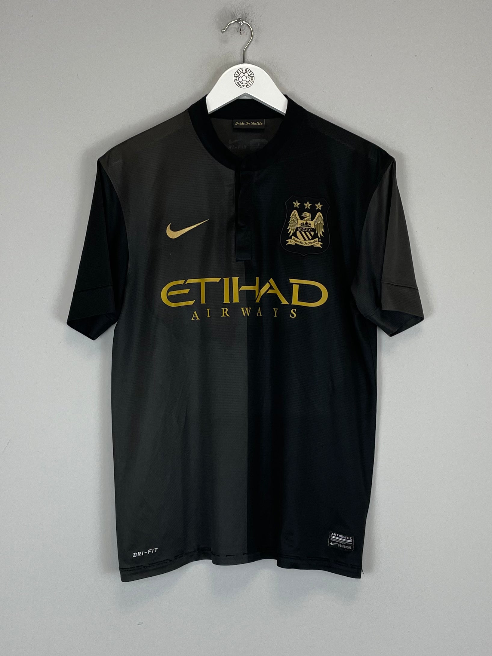 Shop 2013/14 MANCHESTER CITY KUN AGUERO #16 AWAY SHIRT (M) NIKE, classic football shirts, vintage football shirts & retro soccer jerseys at Cult Kits