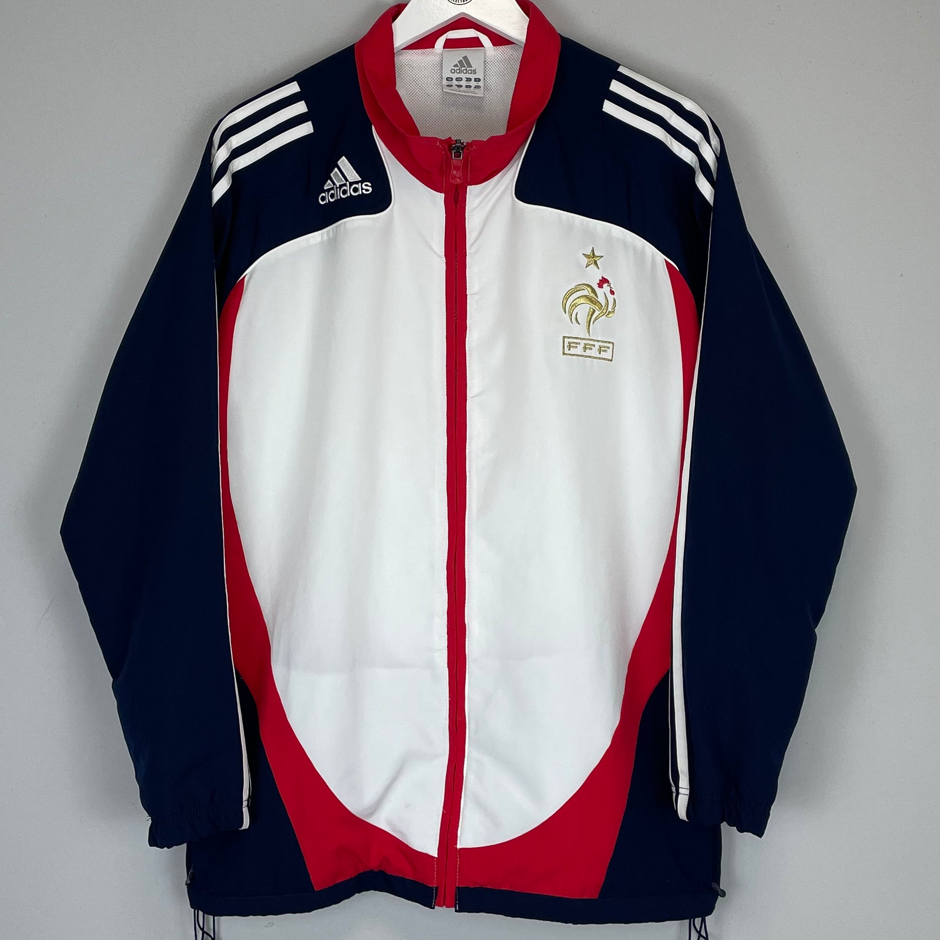 Buy 2007/08 FRANCE TRACK JACKET (XL) ADIDAS ~ Free worldwide shipping ~ Authentic Vintage Football Shirts from Cult Kits