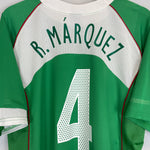 Shop 2004/06 MEXICO R.MARQUEZ #4 HOME SHIRT (XL) NIKE, classic football shirts, vintage football shirts & retro soccer jerseys at Cult Kits