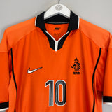 1998/00 NETHERLANDS SEEDORF #10 HOME SHIRT (S) NIKE