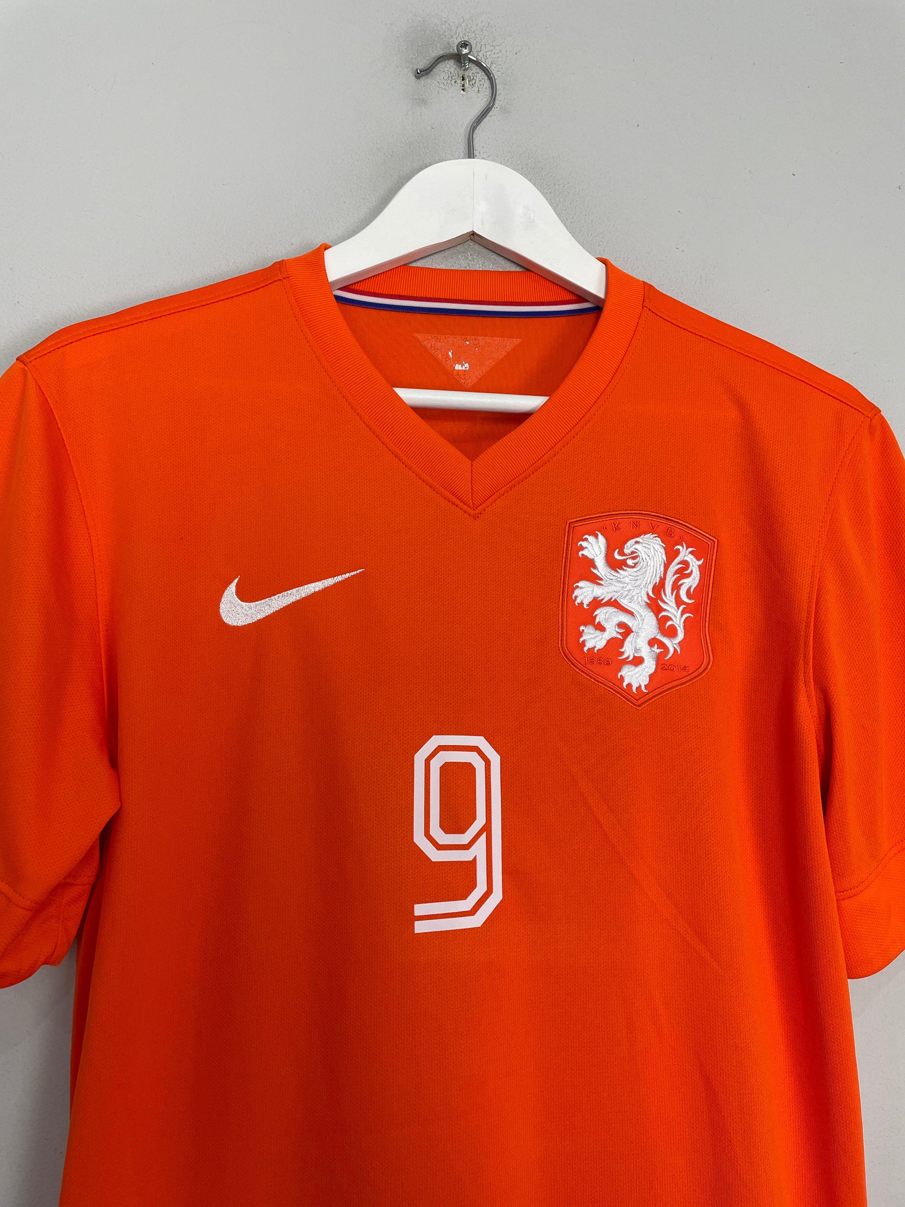 Shop 2014/15 NETHERLANDS V.PERSIE #9 HOME SHIRT (S) NIKE, classic football shirts, vintage football shirts & retro soccer jerseys at Cult Kits