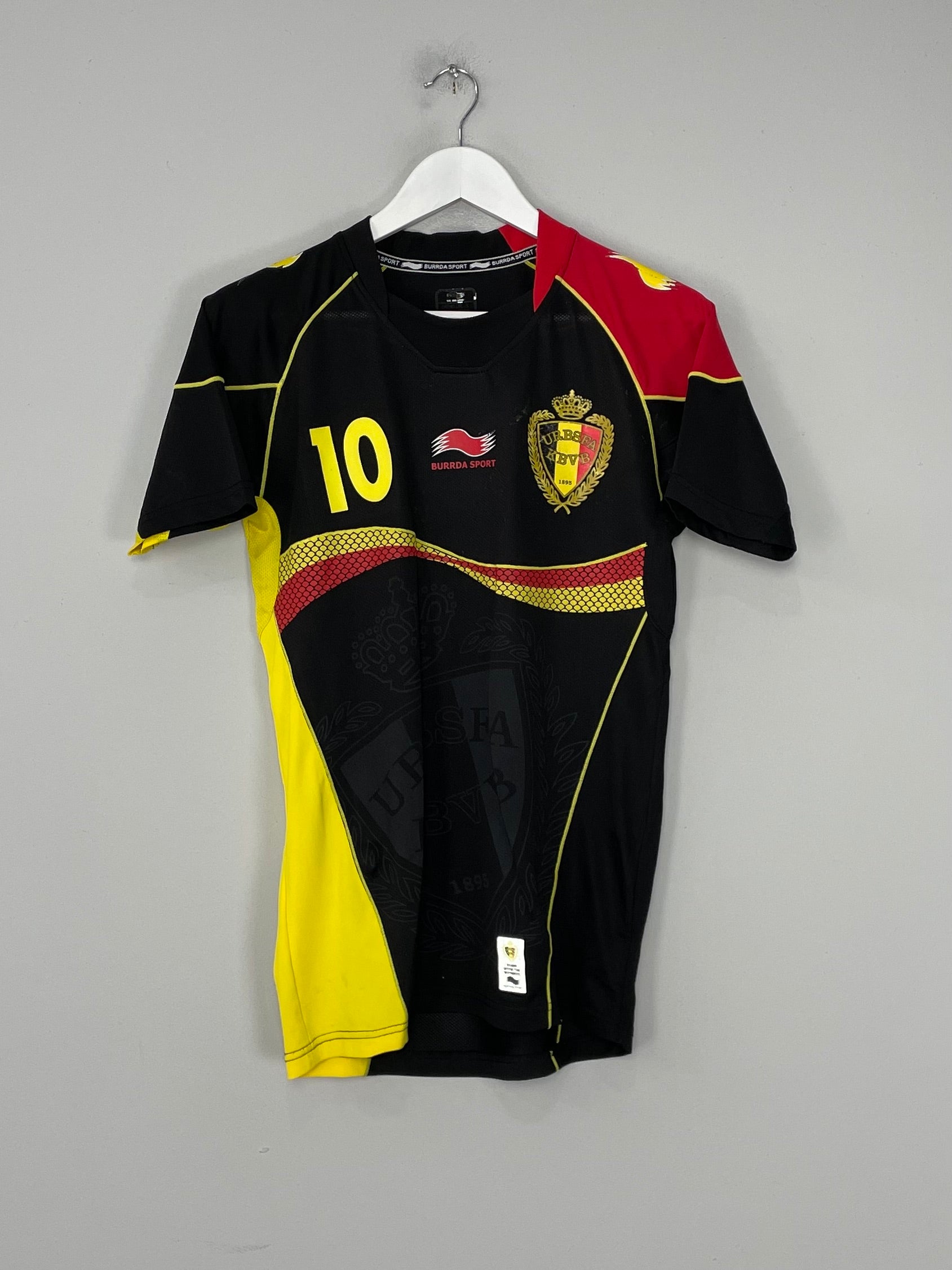 Shop 2012/13 BELGIUM HAZARD #10 AWAY SHIRT (S) BURRDA SPORT, classic football shirts, vintage football shirts & retro soccer jerseys at Cult Kits