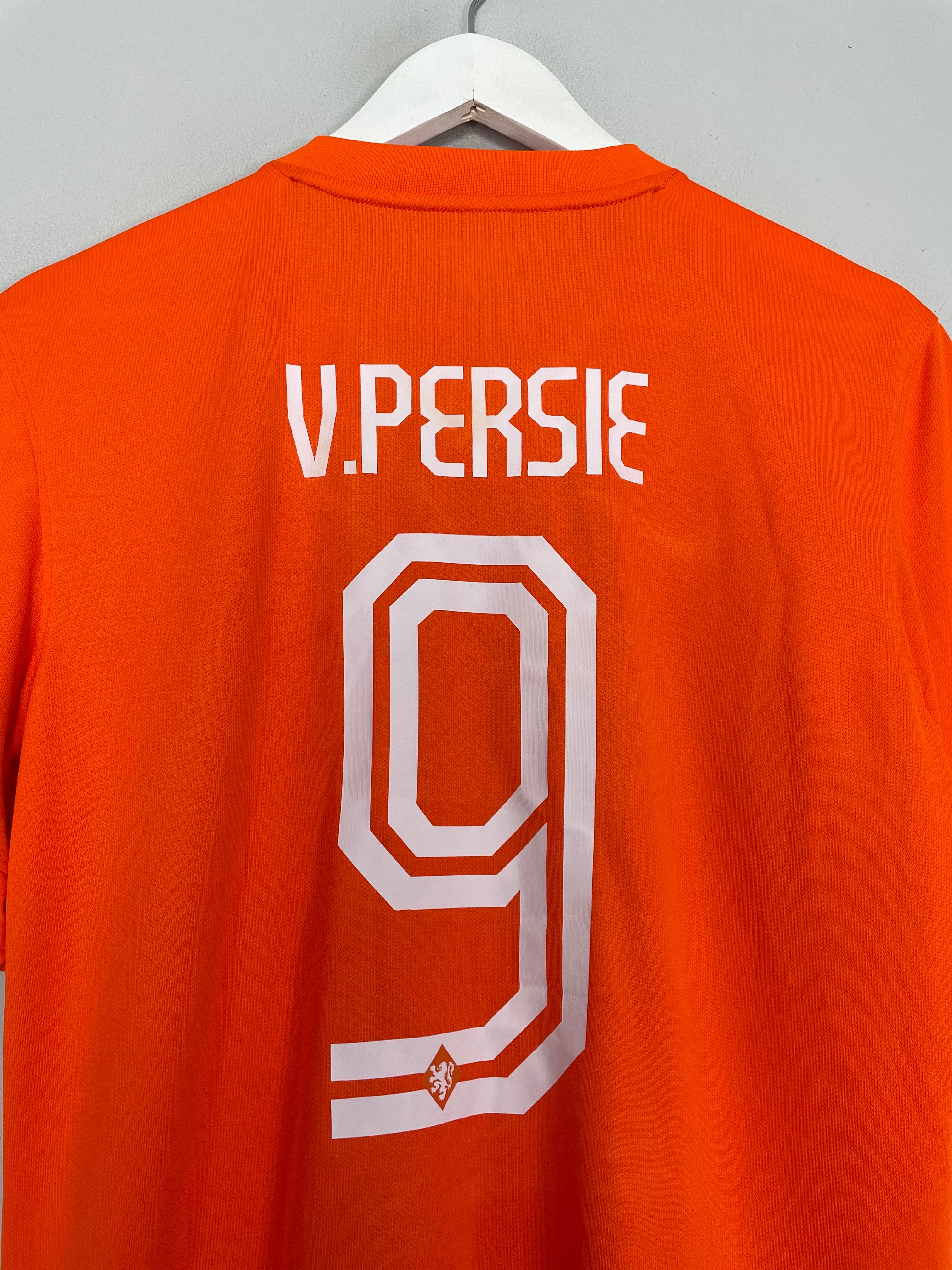Shop 2014/15 NETHERLANDS V.PERSIE #9 HOME SHIRT (S) NIKE, classic football shirts, vintage football shirts & retro soccer jerseys at Cult Kits