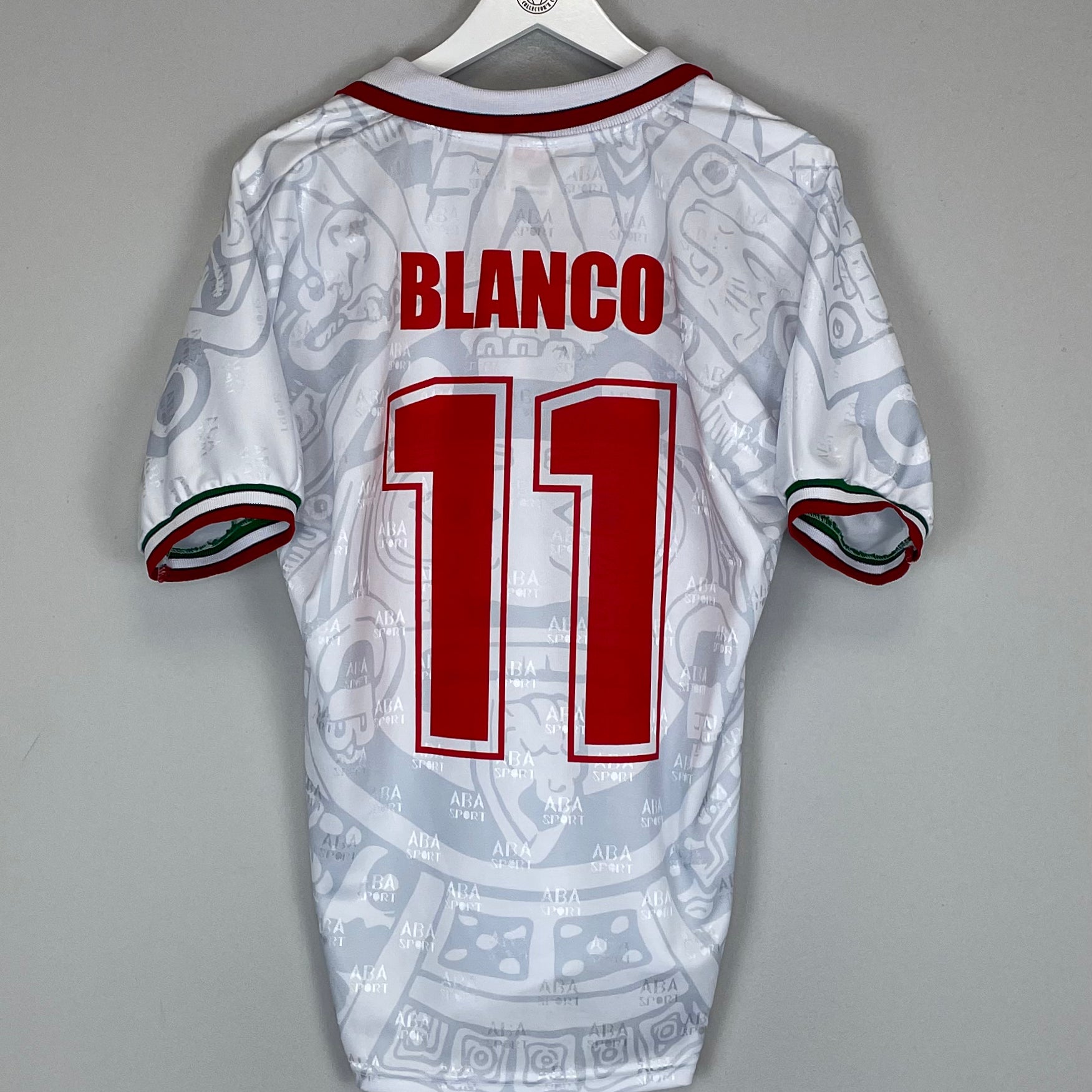 Shop 1998 MEXICO C.BLANCO #11 *RE-ISSUE* AWAY SHIRT (M) ABA SPORT, classic football shirts, vintage football shirts & retro soccer jerseys at Cult Kits