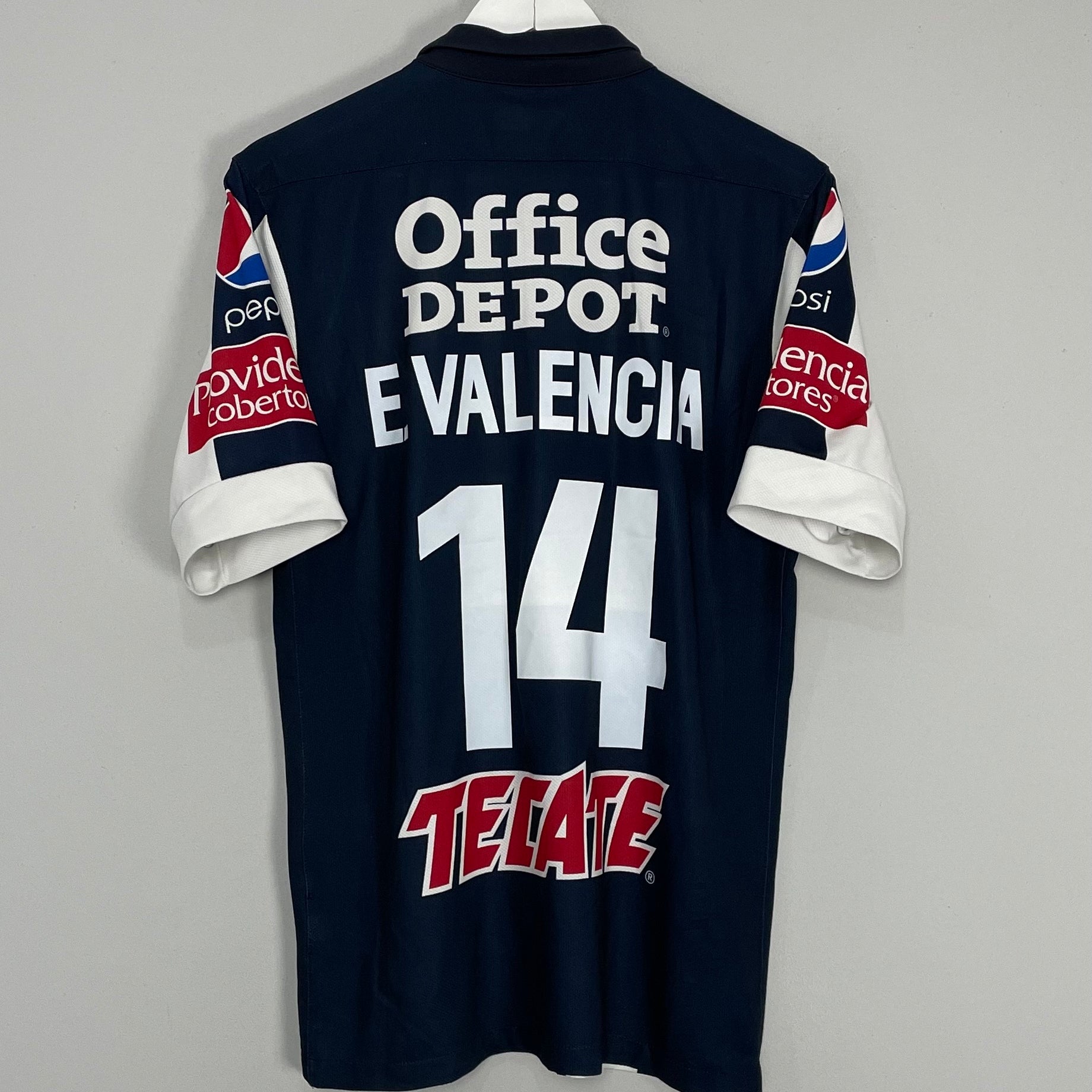 Shop 2012/13 PACHUCA E.VALENCIA #14 HOME SHIRT (M) NIKE, classic football shirts, vintage football shirts & retro soccer jerseys at Cult Kits