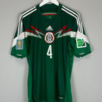 Shop 2014/15 MEXICO R.MARQUEZ #4 HOME SHIRT (M) ADIDAS, classic football shirts, vintage football shirts & retro soccer jerseys at Cult Kits