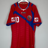 2014 COSTA RICA B.RUIZ #10 HOME SHIRT (XXL) LOTTO