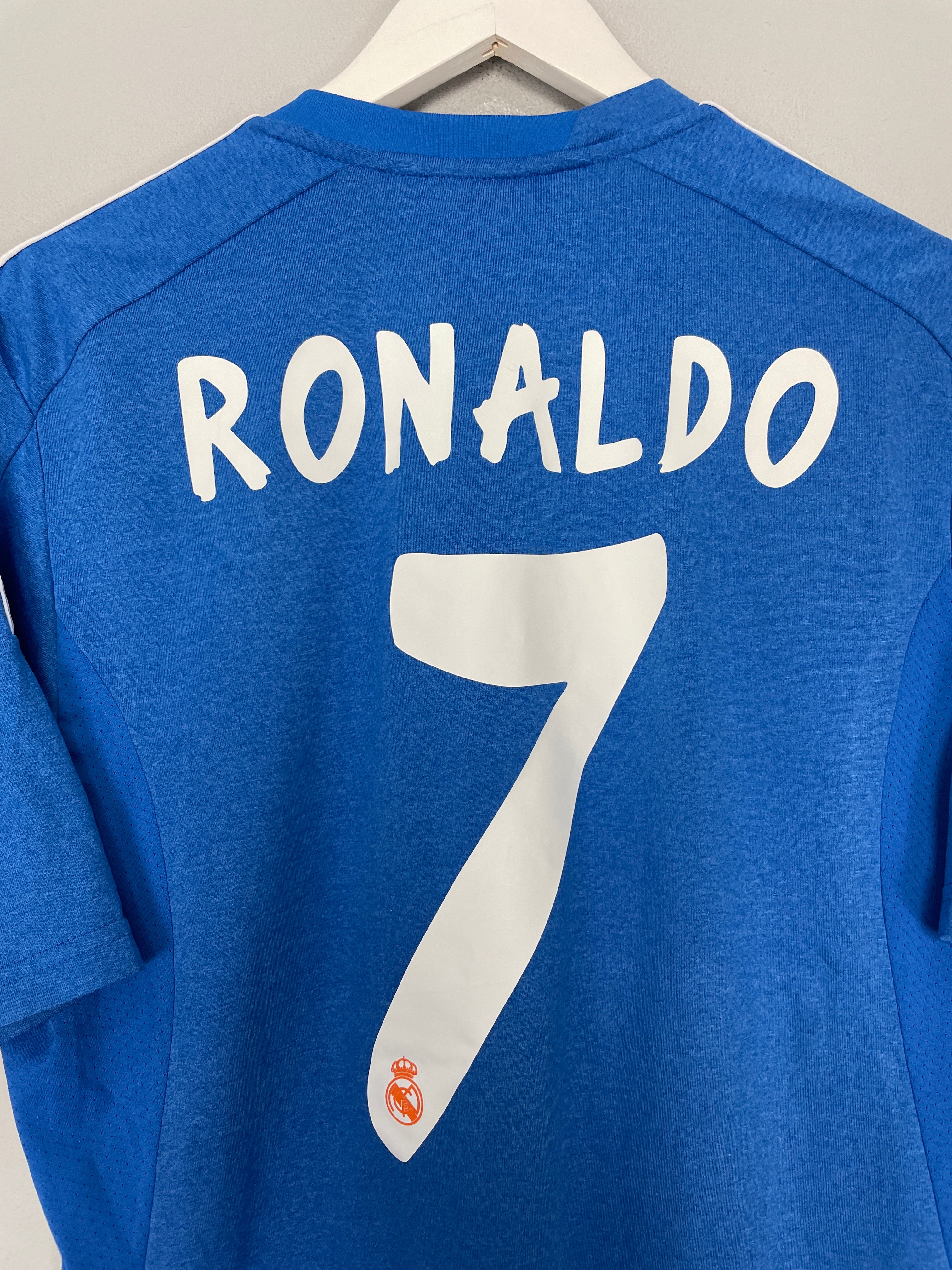 Shop 2013/14 REAL MADRID RONALDO #7 AWAY SHIRT (M) ADIDAS, classic football shirts, vintage football shirts & retro soccer jerseys at Cult Kits