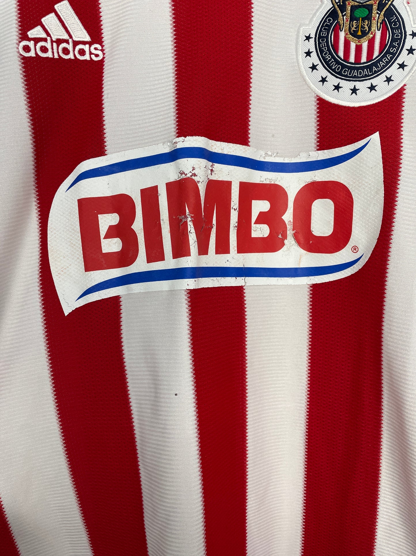2013/14 CHIVAS GUADALAJARA HOME SHIRT (M) ADIDAS
